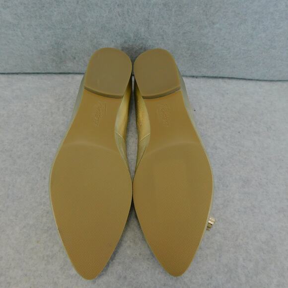 Trotters Women's Hope Flats Metallic Gold Shoes - Size 6.5M - Picture 7 of 9
